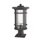 Z-Lite Jordan 1 Light Outdoor Pier Mounted Fixture, Oil Rubbed Bronze And Clear Seedy 570PHB-533PM-ORB - alternate 5